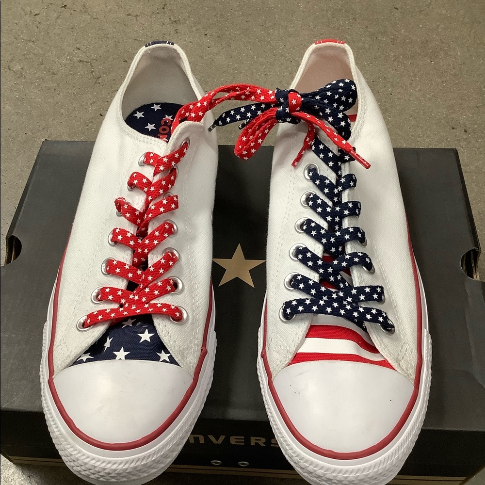 Converse Chuck Taylor II All Star 4th of July Red White Blue Stars